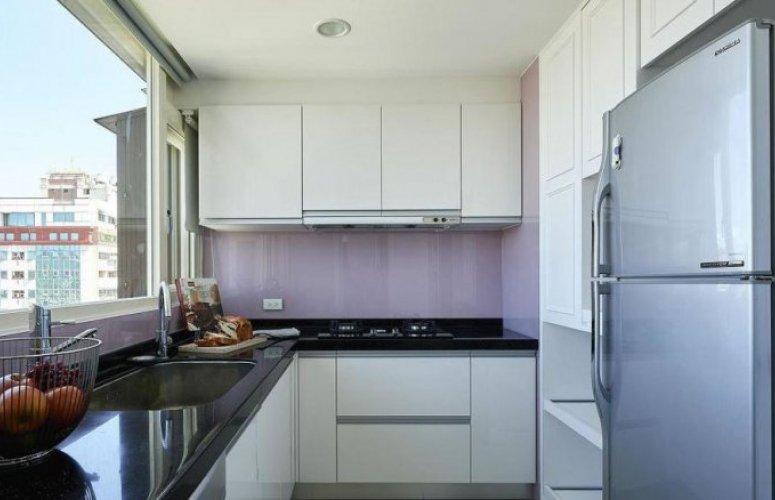 黑白風(fēng)格櫥柜裝修效果圖l型櫥柜裝修效果圖